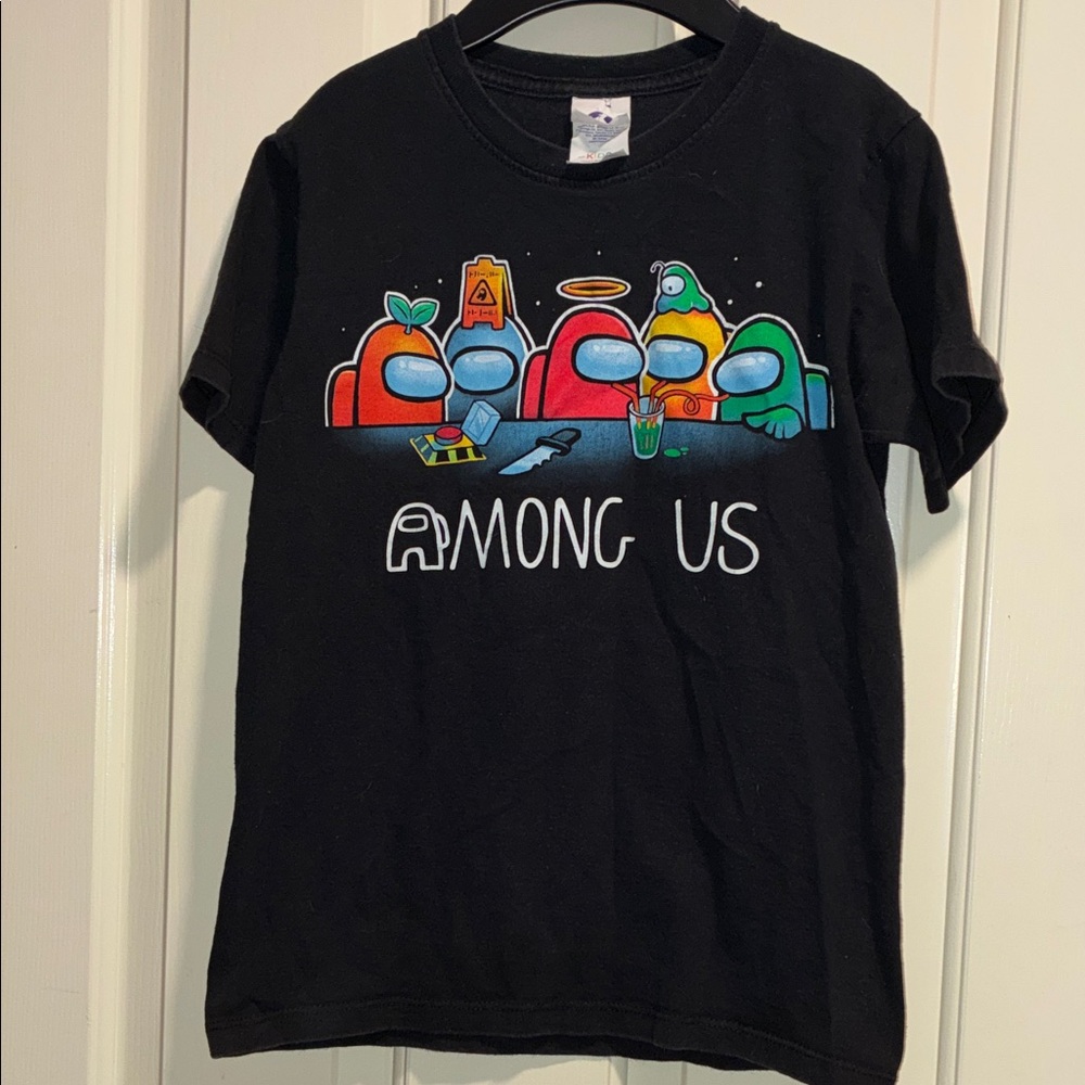 Among Us Kids Graphic Tee - Black